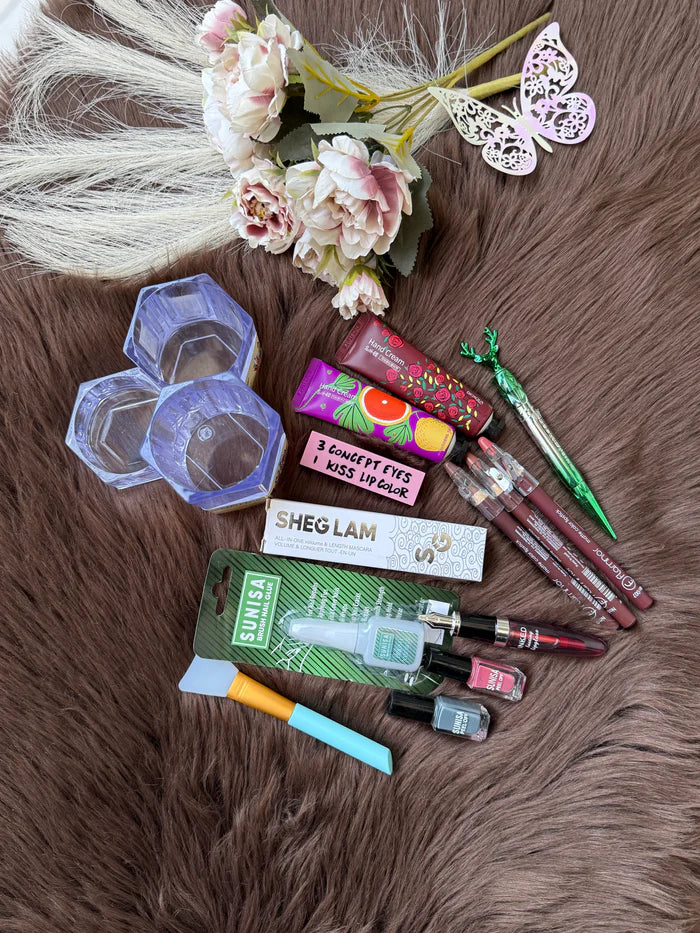 Miss Beauty Ultimate 14-Piece Beauty Deal with Organizer ✨