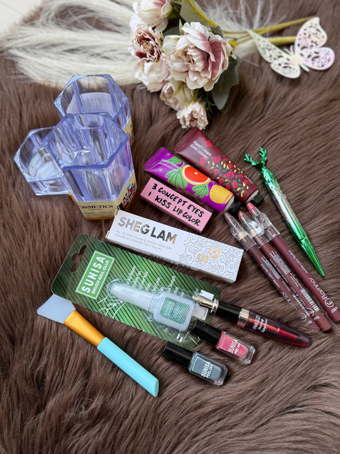 Miss Beauty Ultimate 14-Piece Beauty Deal with Organizer ✨
