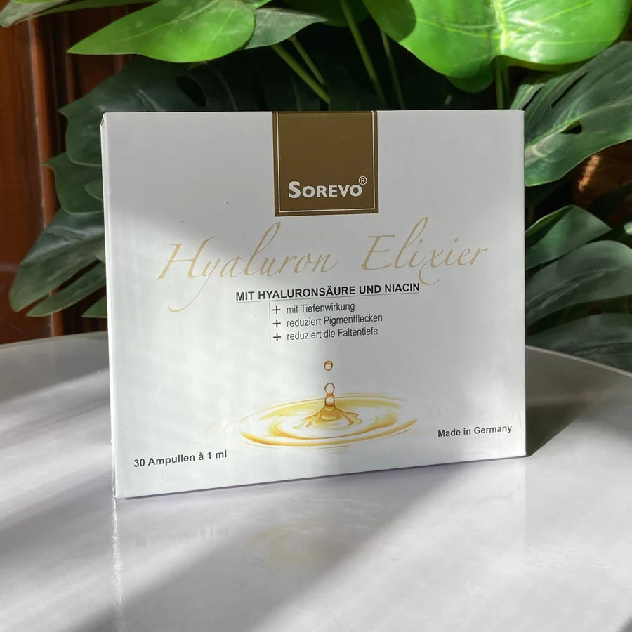 **SOREVO Hyaluron Elixir Ampoules Serum (30 × 1ml)**