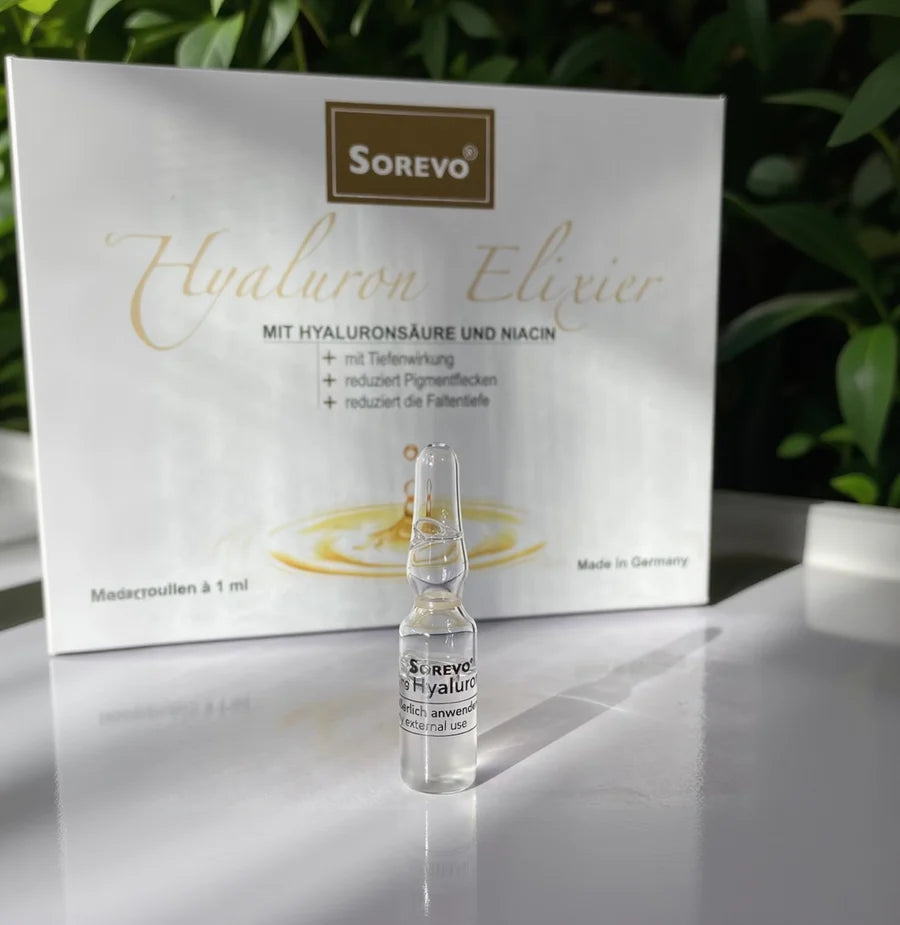 **SOREVO Hyaluron Elixir Ampoules Serum (30 × 1ml)**