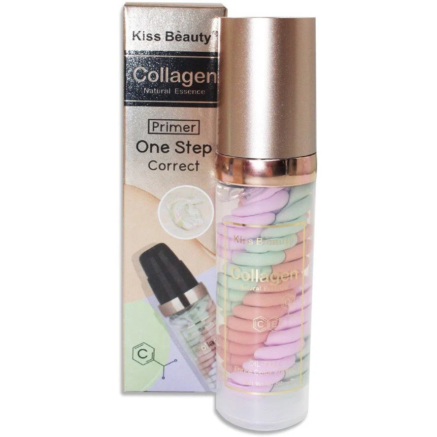 Kiss Beauty Collagen Natural Essence Primer | One Step Correct Base