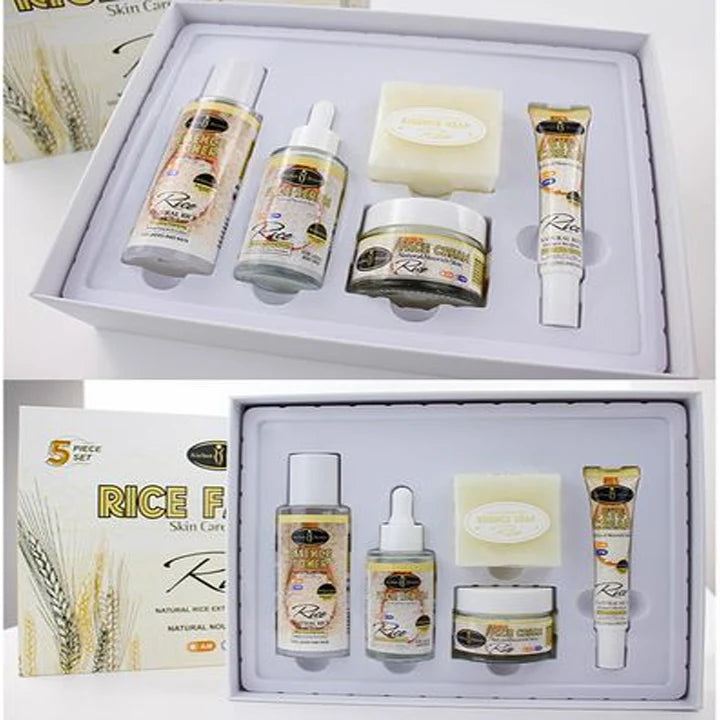 **Aichun Beauty Organic Rice Skincare Set (5PCS)**