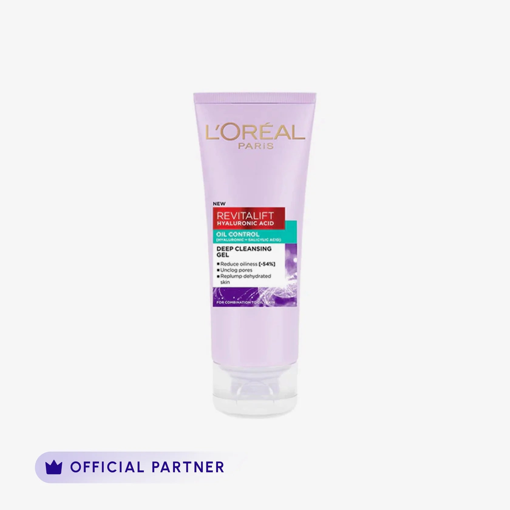 L'Oreal Paris Revitalift Hyaluronic Acid Oil Control Gel Facewash 100Ml