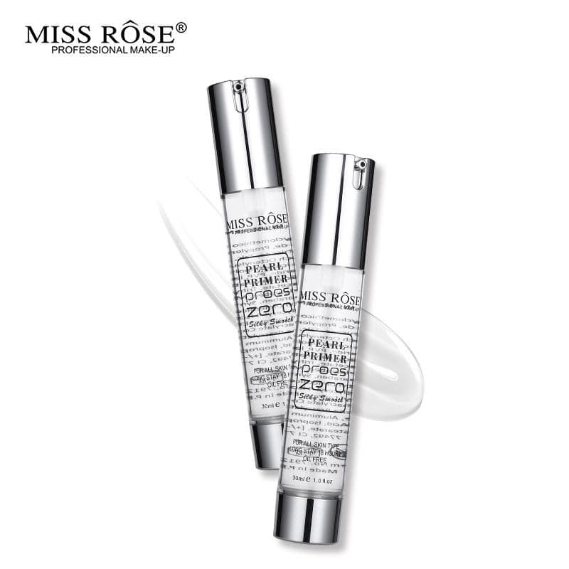 **Miss Rose Pearl Primer – Smooth Matte Finish 30ml**