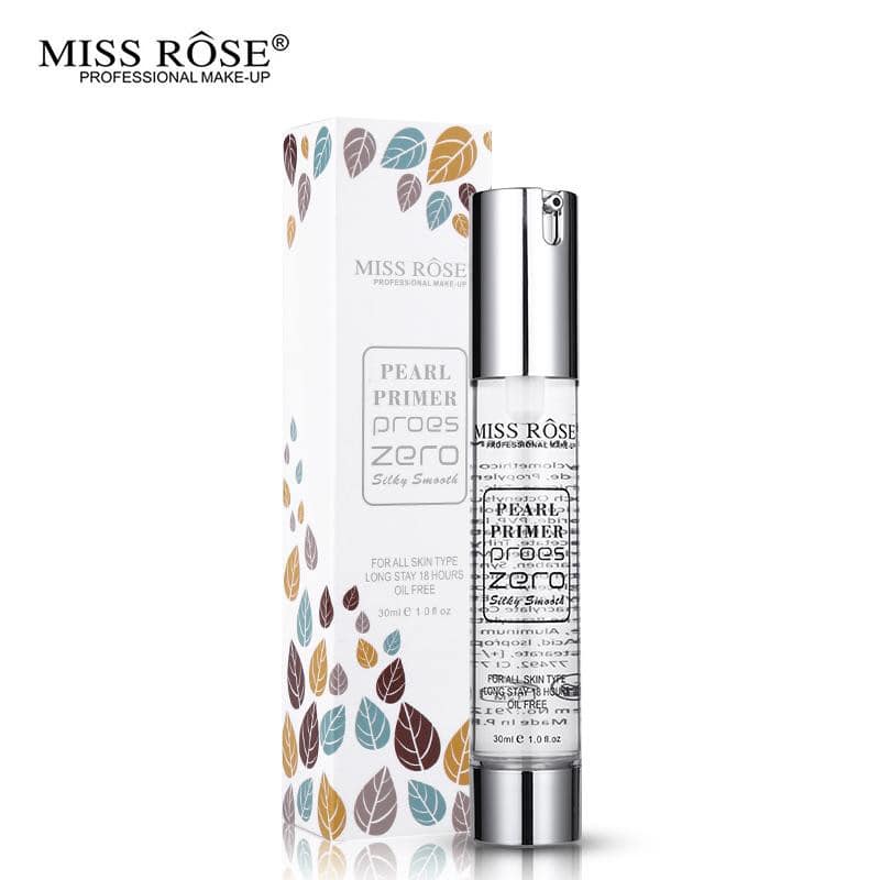 **Miss Rose Pearl Primer – Smooth Matte Finish 30ml**