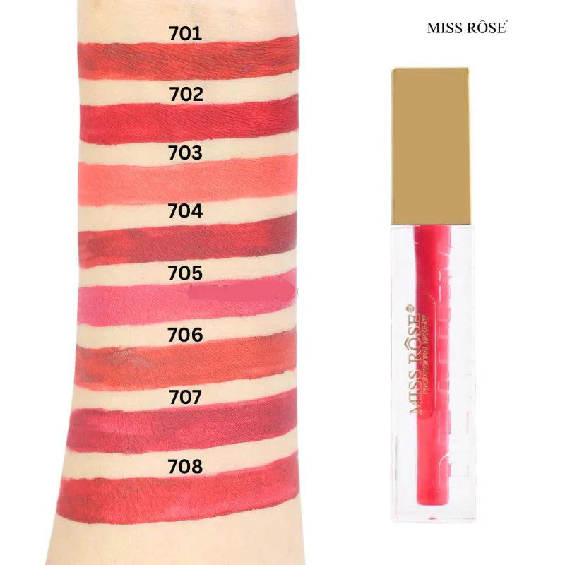 Miss Rose Golden Gleam Beauty Lip Gloss