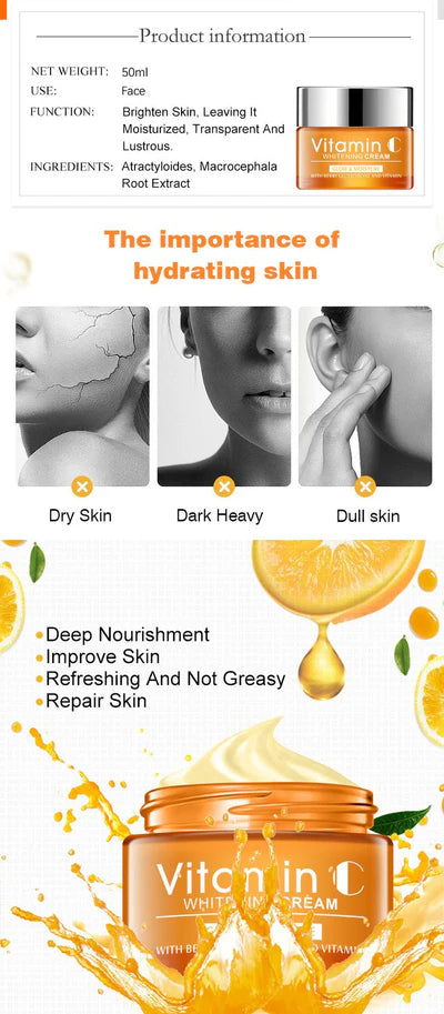 **DISAAR Vitamin C Moisturizing Face Cream 50ml**