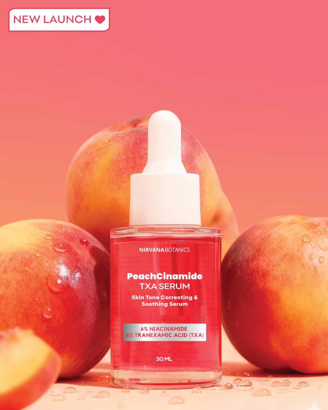 **Nirvana Botanics Peachcinamide TXA Serum**