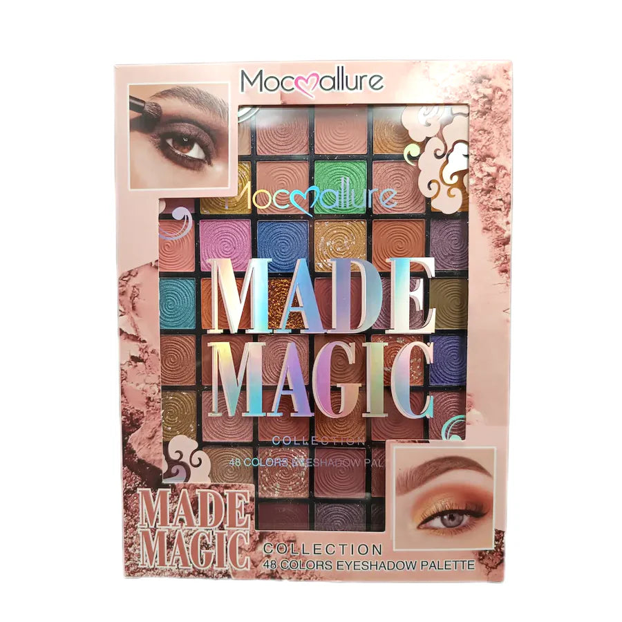 Mocallure "Made Magic" Collection – 48 Color Professional Eyeshadow Palette