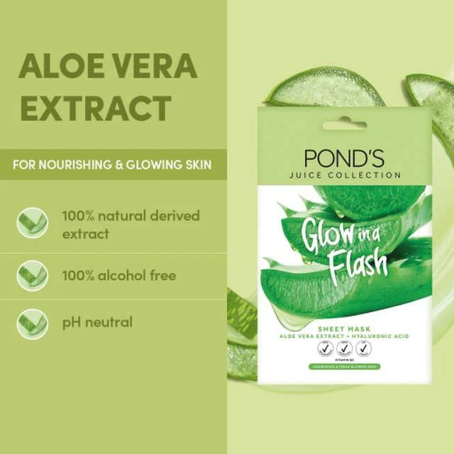 Ponds Aloe Vera Extract Sheet Mask 25g