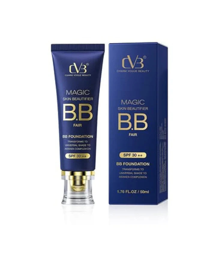 CVB Magic Skin Beautifier BB Fair Cream for Complexion Enhancer, BB Foundation for Face Make-up, Skin Hydration with SPF 30 ++, 50ml C65