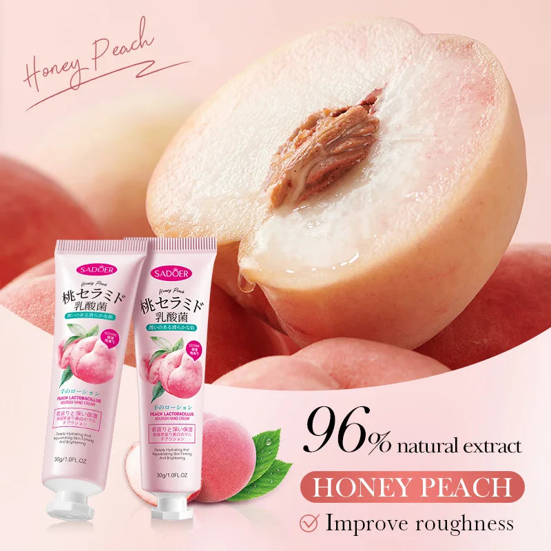 **SADOER SD13422 Organic Peach Nourishing Hand Cream**