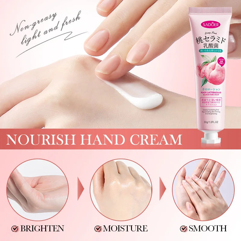 **SADOER SD13422 Organic Peach Nourishing Hand Cream**