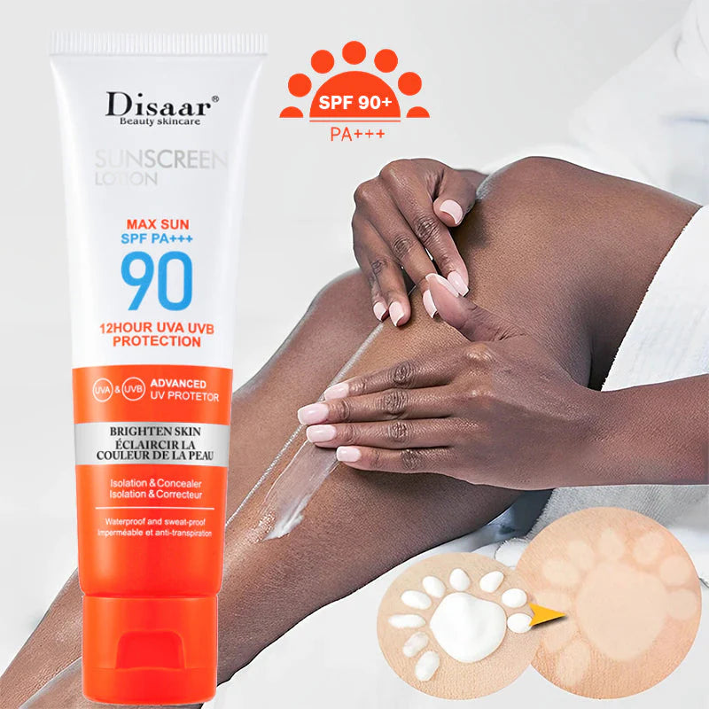 Disaar Sunscreen Lotion SPF 90 PA+++ - 12 Hour UVA/UVB Protection