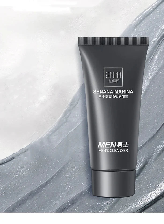 **SENANA MARINA Men's Oil Control Facial Cleanser 60g**