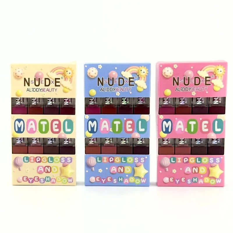 ALiDDYBeauty 12pcs Lipgloss and Eyeshadow