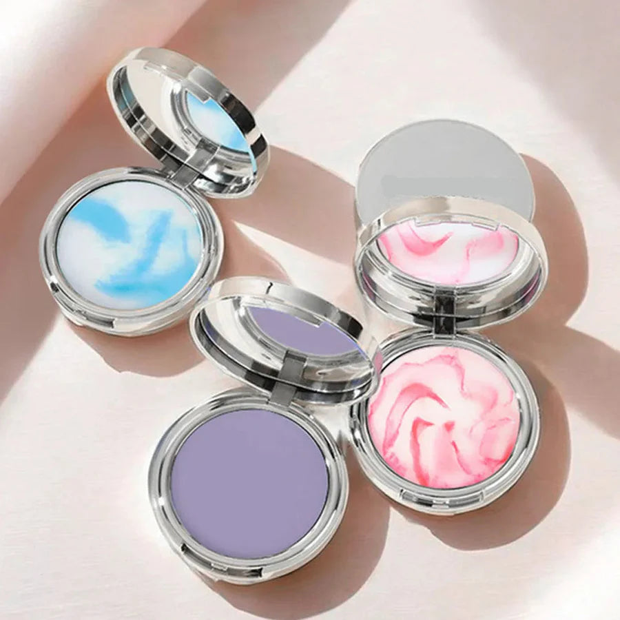 Matte Blue Sky & Cloud Oil Control Pressed Powder Shine Control