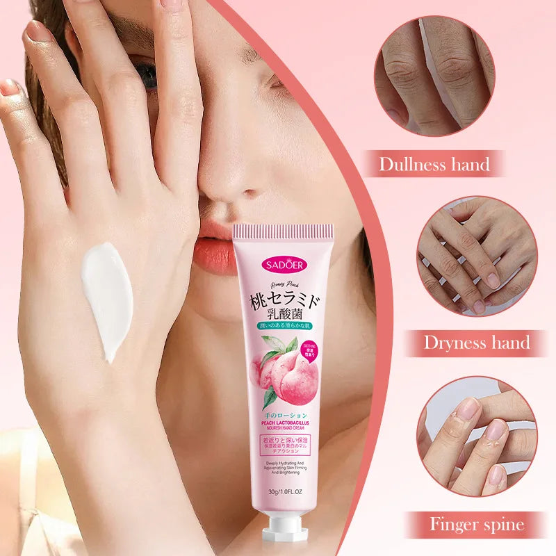 **SADOER SD13422 Organic Peach Nourishing Hand Cream**