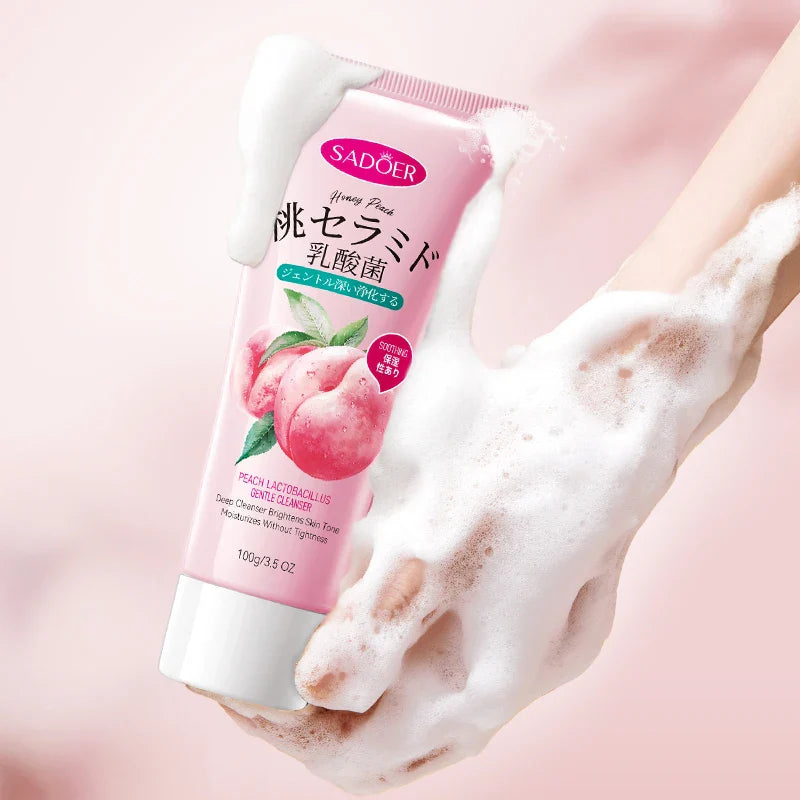 **SADOER SD13378 Organic Peach Facial Cleanser 100g**