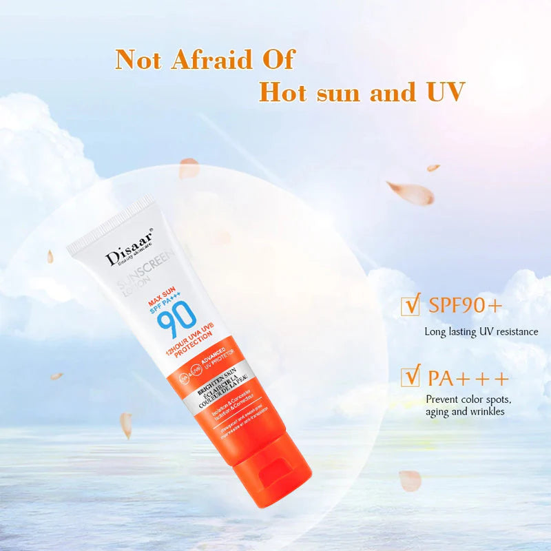 Disaar Sunscreen Lotion SPF 90 PA+++ - 12 Hour UVA/UVB Protection