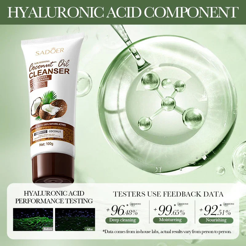 **SADOER SD42828 Coconut Oil Brightening Face Wash**