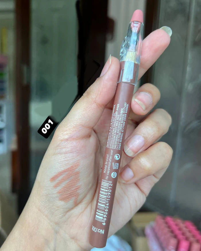 3 pcs Matte Lipstick Lip Liner Lip Pencil