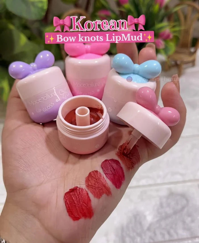 Mocallure Korean Bow knot Lip Mud Mousse