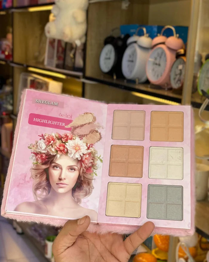New 5 Fold Fur Makeup Book Palette