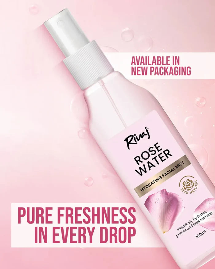 Rivaj Uk Rose Water Hydrating Facial Mist 100ml