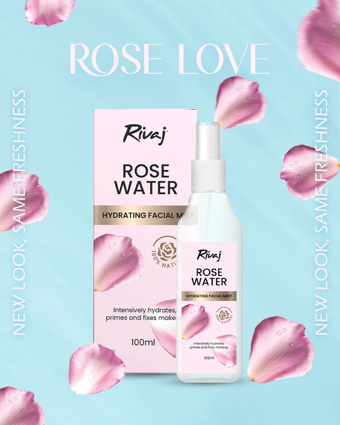 Rivaj Uk Rose Water Hydrating Facial Mist 100ml