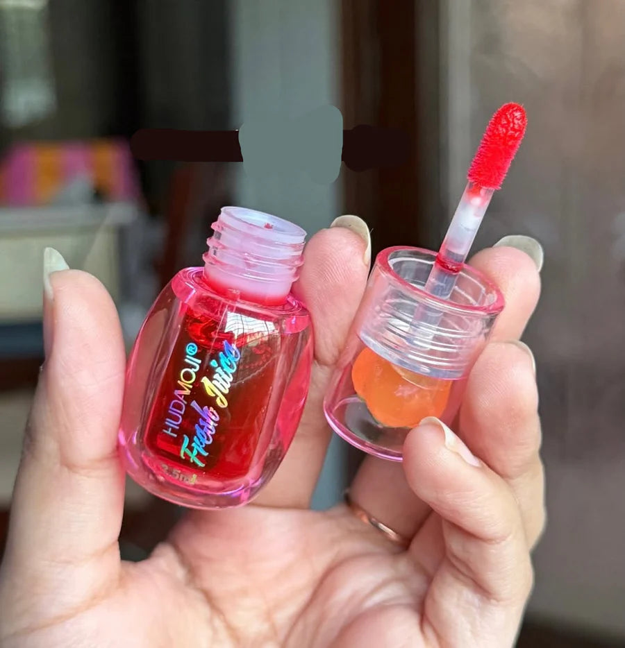 Hudamoji Fresh Juice Crystal Clear, Moisturising and Lightwight Lip Tint LT-001