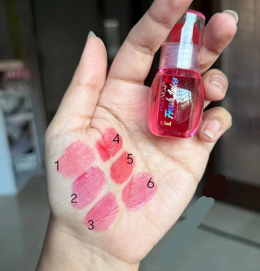 Hudamoji Fresh Juice Crystal Clear, Moisturising and Lightwight Lip Tint LT-001
