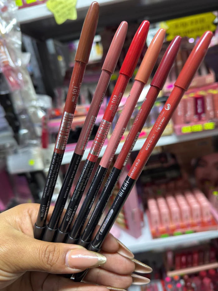 MILHI Cosmetics 2-in-1 Dual Ended Lip & Eye Liner Set (12 Pieces)