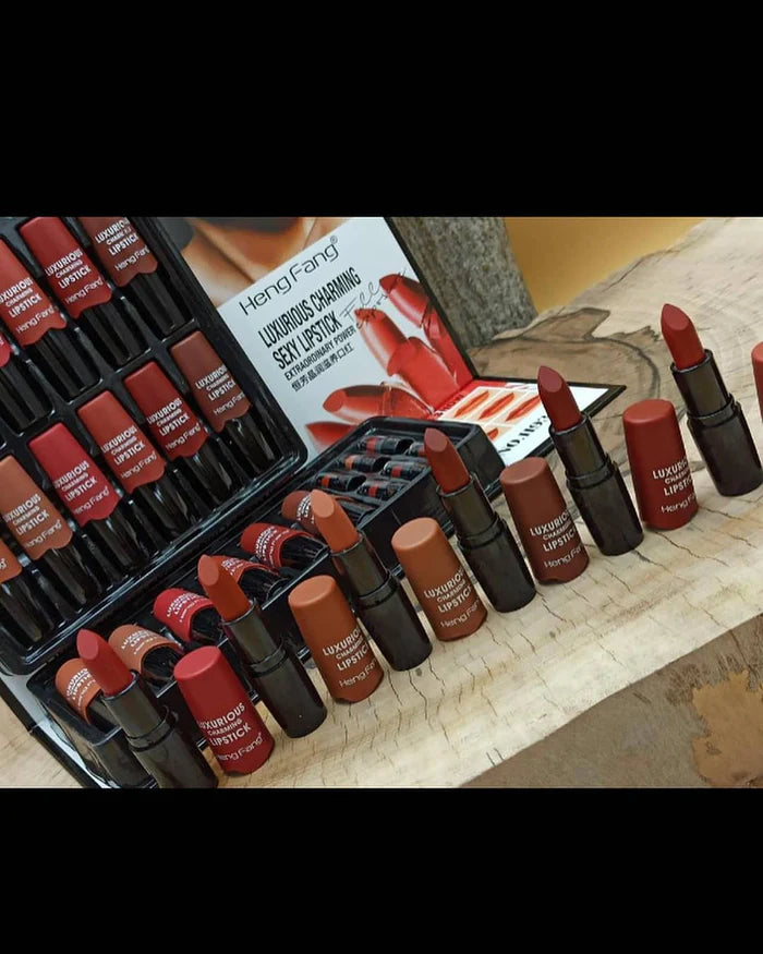 Heng Fang 24pcs Luxurious Charming Lipstick Professional