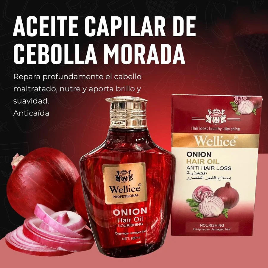 Wellice New Onion Anti Hair Loss Oil 180ml