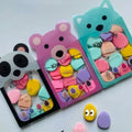 : Kiss Lovely 12PCS Mini Finger Puff Set | Makeup Sponge Applicators