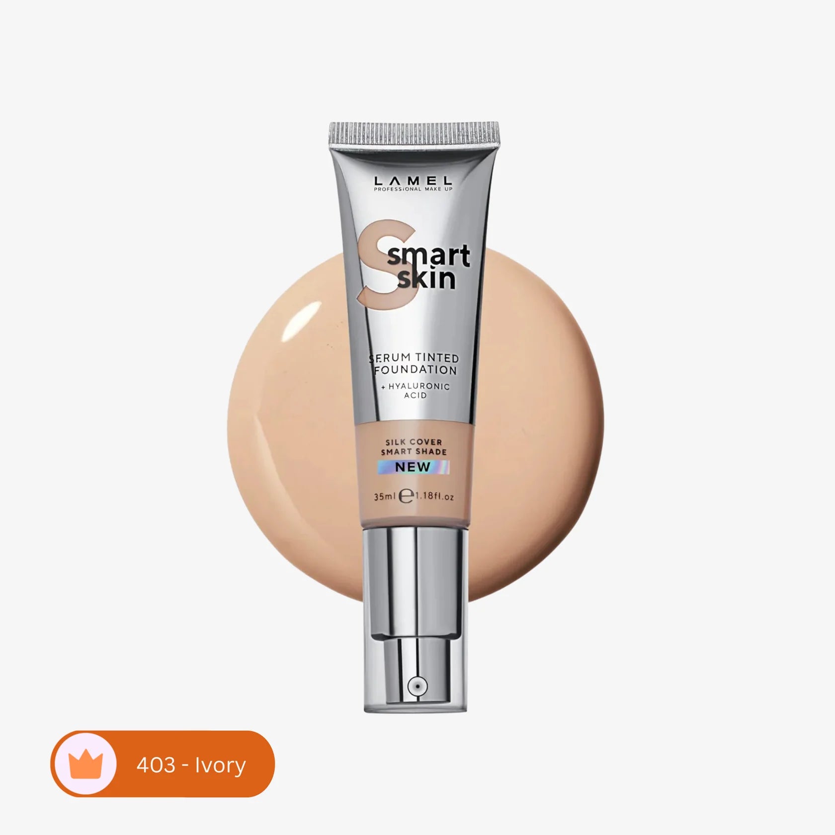 Lamel - Smart Skin Serum Tinted Foundation - 403 Ivory