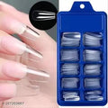 100PCS Transparent/White Ballerina Artificial Nails