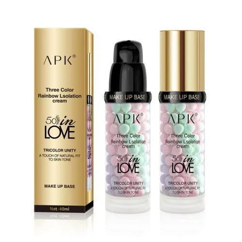 APK In Love Three Color Rainbow Isolation CreamMakup Base Rainbow Isolation Cream – 40ml