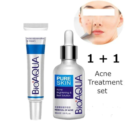 **BIOAQUA BQY0726 Acne Treatment Skincare Set (2PCS)**