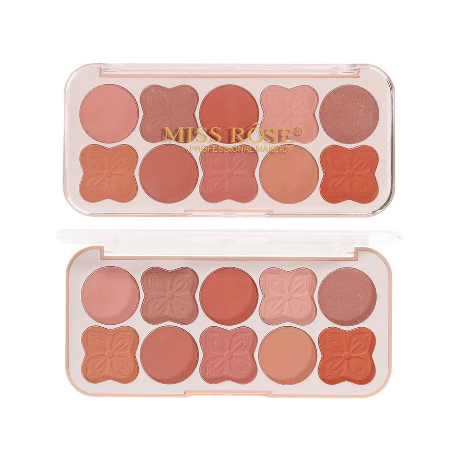 Miss Rose 4PCS Complete Makeup Deal Set – Blush, Lip Crayon, Lip Oil & Eyebrow Powder