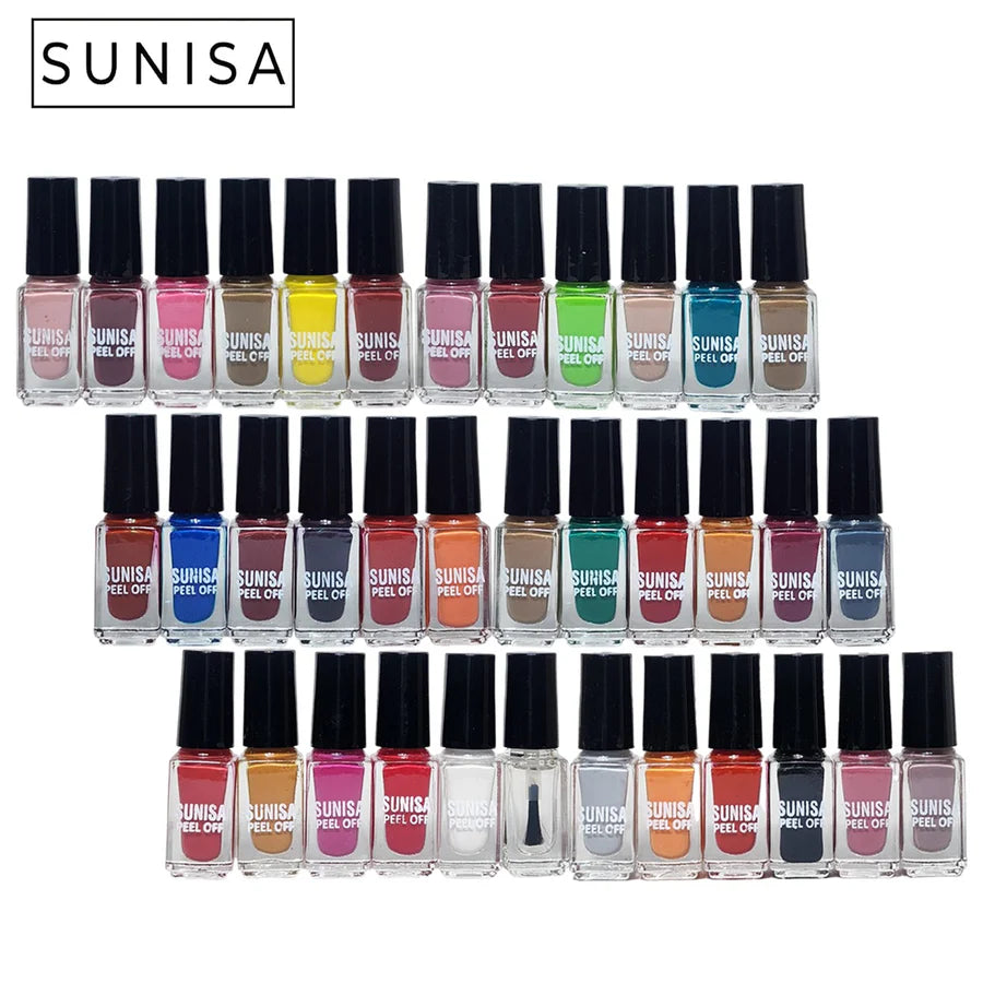 **Sunisa 36PCS Peel-Off Nail Polish Set**