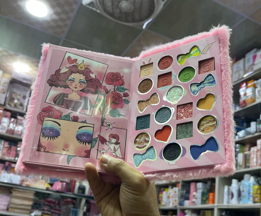 New 4 Pages Cute Fairytale Fur Book Pallet