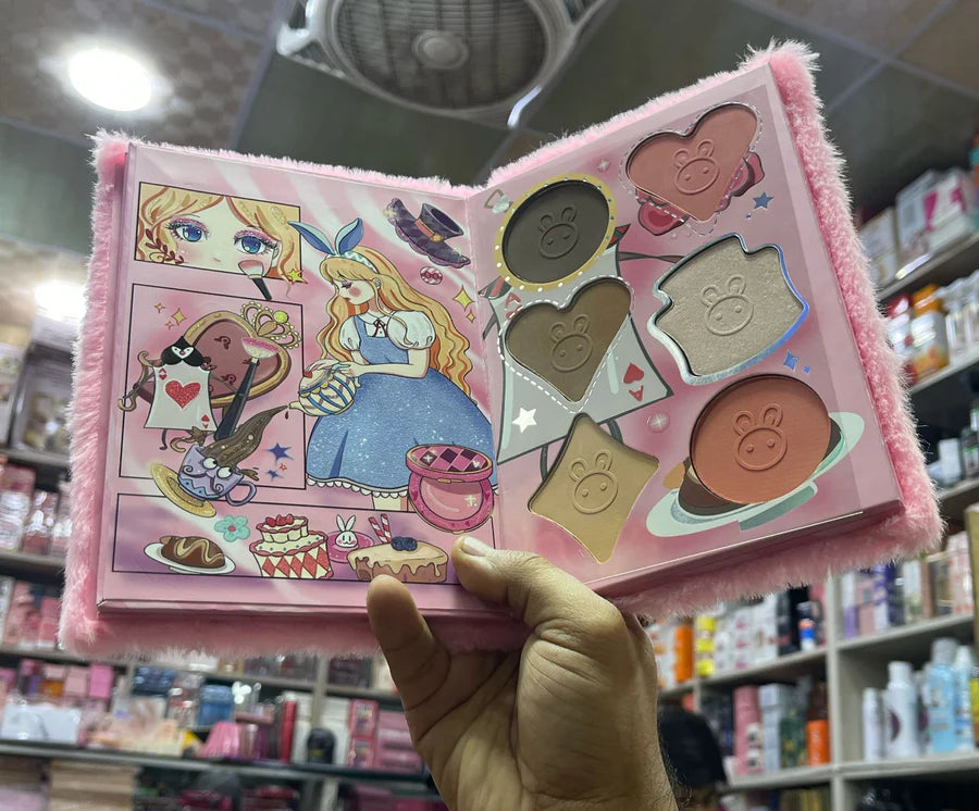 New 4 Pages Cute Fairytale Fur Book Pallet