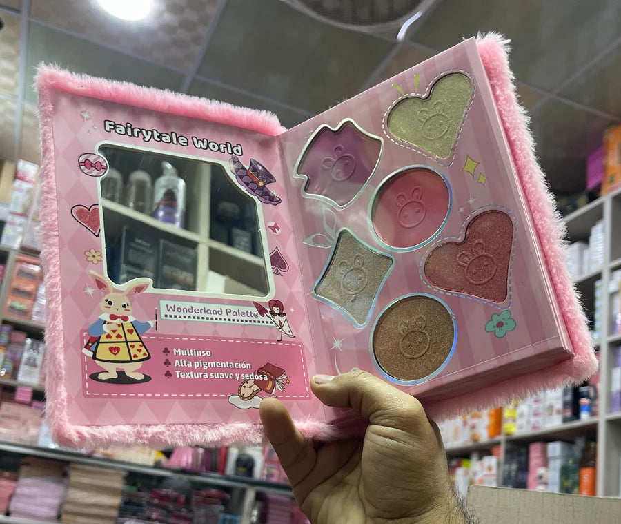 New 4 Pages Cute Fairytale Fur Book Pallet