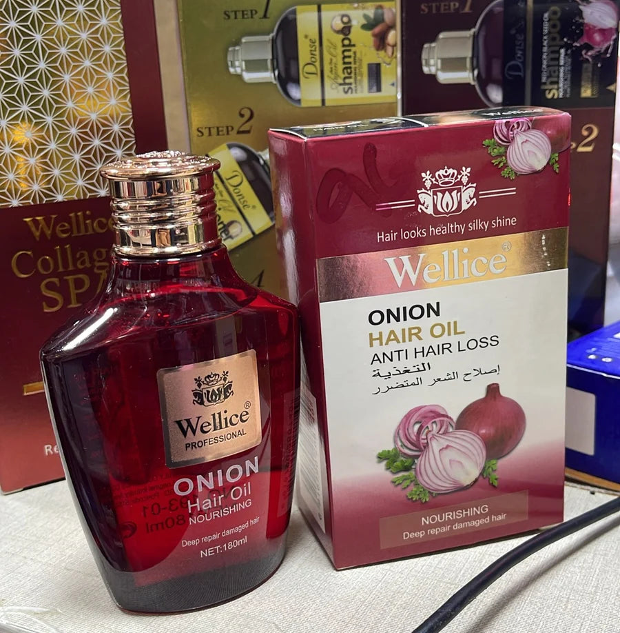Wellice New Onion Anti Hair Loss Oil 180ml