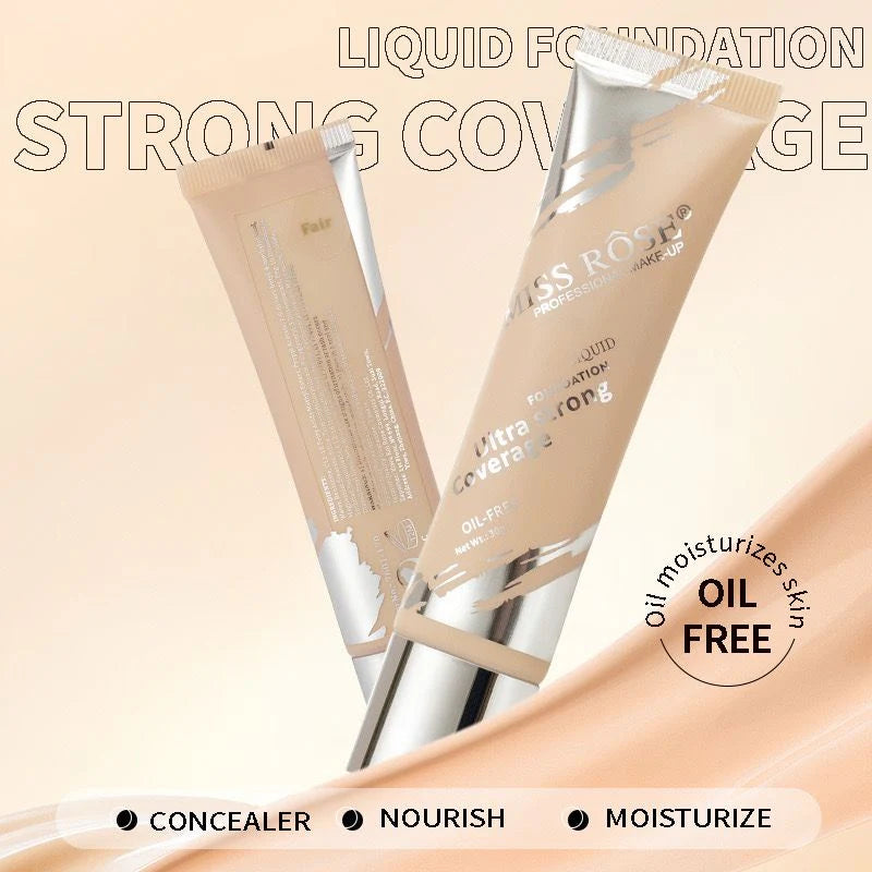 Miss Rose New Ultra Strong Coverage Tube Foundation
