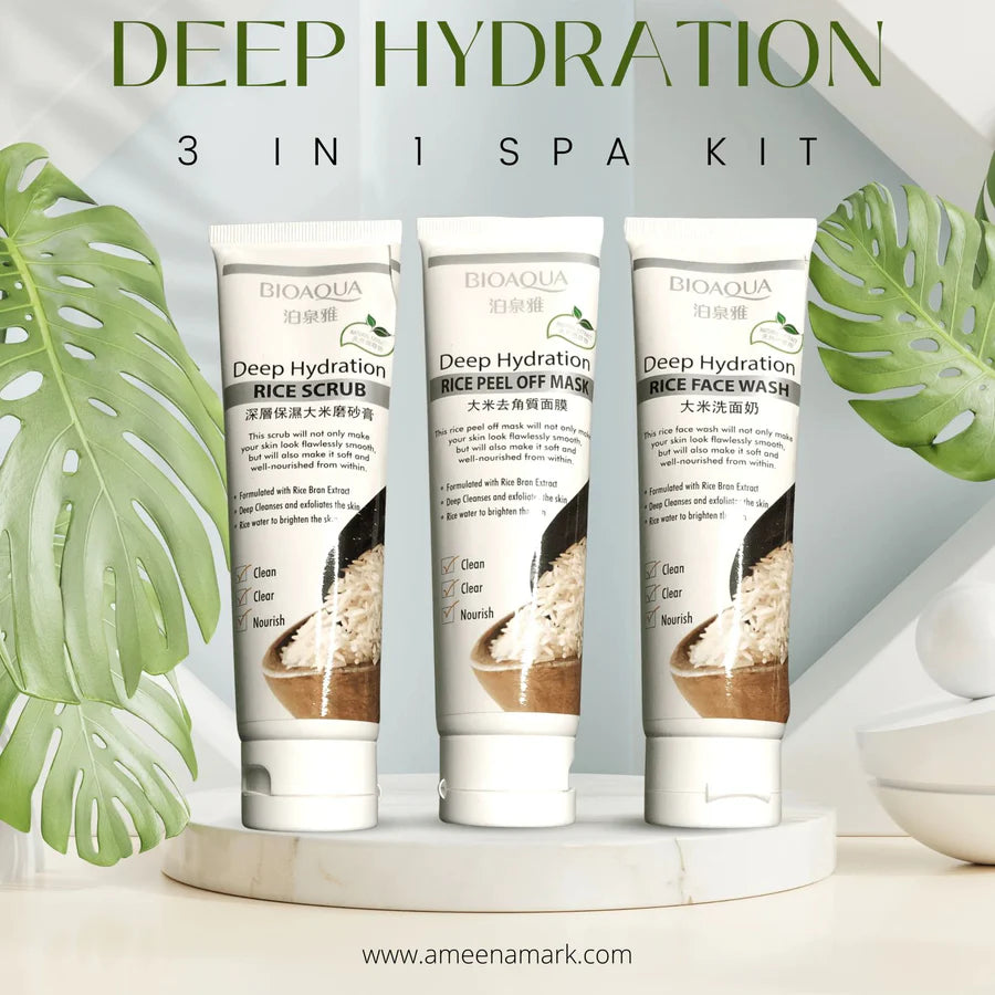 BIOAQUA Deep Hydration 3 in 1 Spa kit