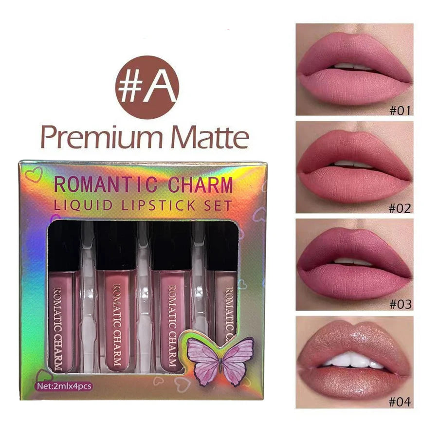 GegeMoon 4pcs Lip Gloss Set A