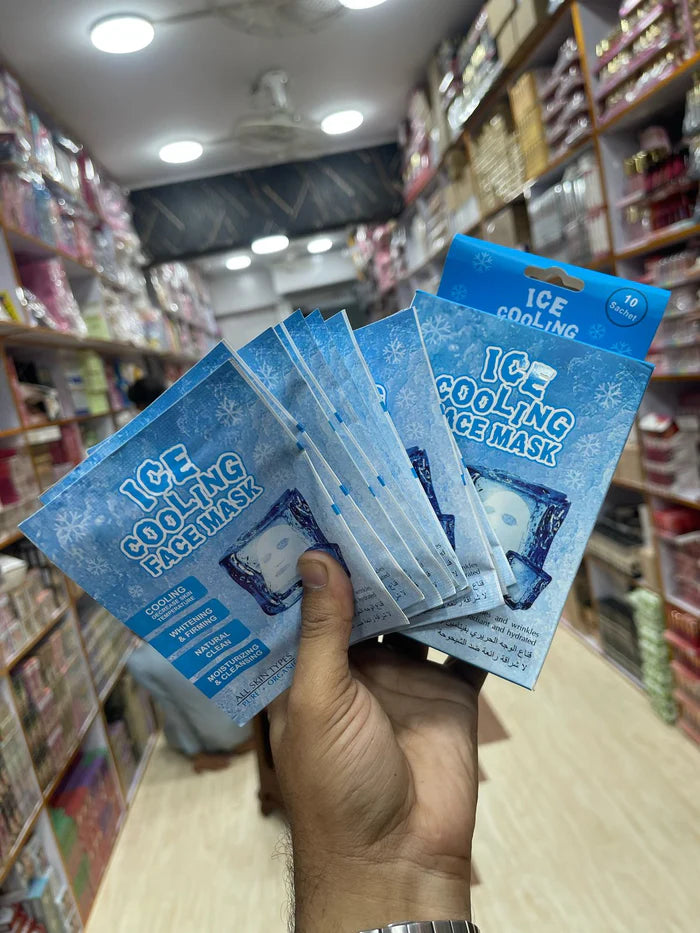 10pcs Ice Cooling Facial Mask Ice Cooling Mask for Facial - Facial Mask Peel off Mask Cream